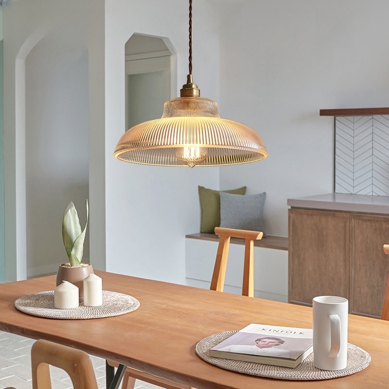 INS Japanese Creative Minimalist Glass Pendant Light