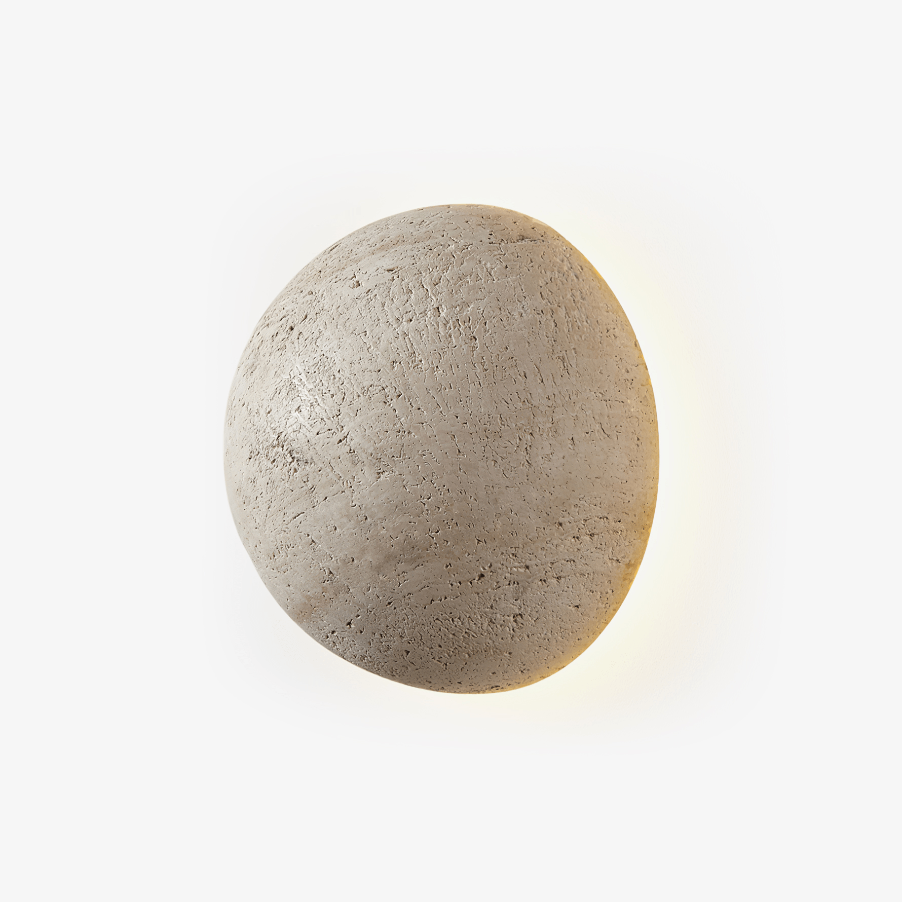Light Pearstone Pebble Stone Wall Light